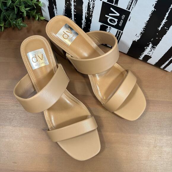 DV By Dolce Vita Women's Lextra Block Heel Sandals Size 9 - Picture 1 of 6